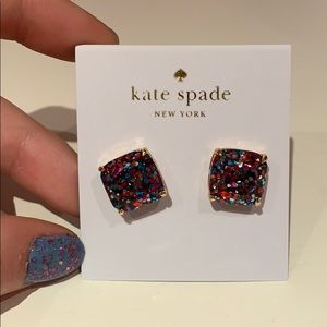 Rainbow Multi Glitter Kate Spade Earrings